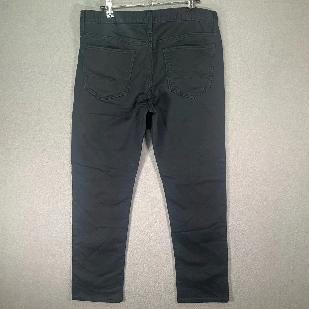 Banana‎ Republic Travel Jean Slim Black Stretch Pants Mens 32x30